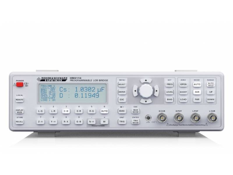 Rohde&Schwarz HM8118 Mostek LCR 200kHz, dokł. 0,05%, RS232, USB