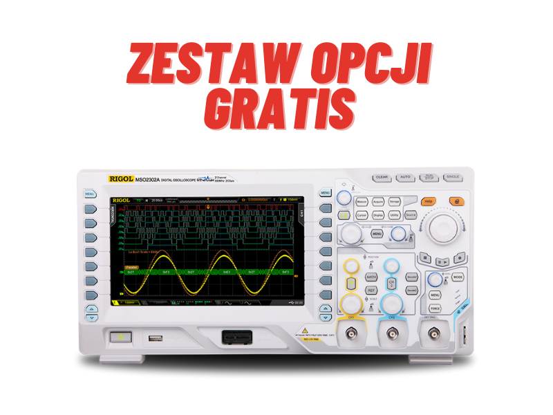 Oscyloskop cyfrowy MSO2102A-S Rigol 100MHz, 2 kanały seria MSO2000