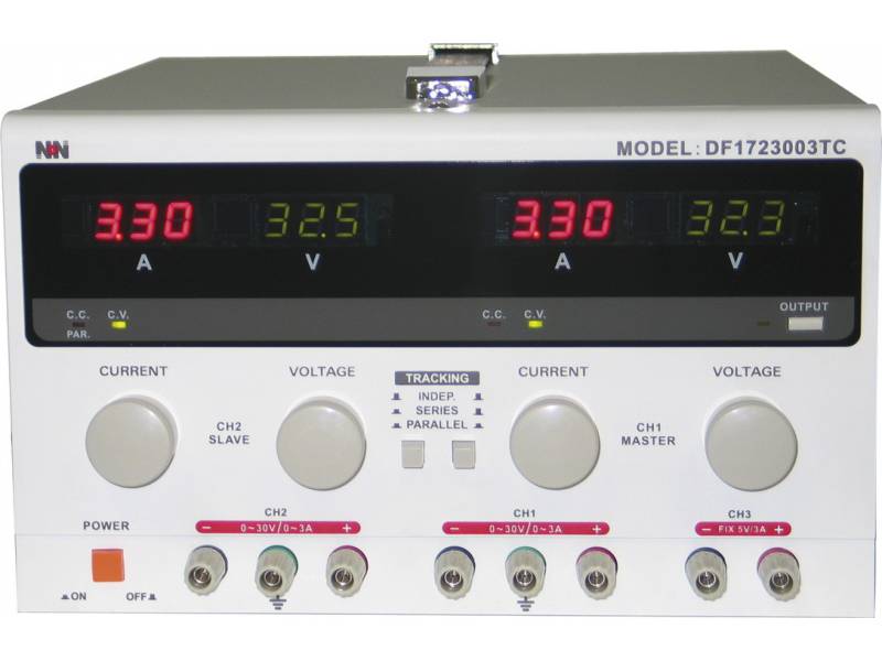 Zasilacz laboratoryjny DF1723003TC NDN - 2x30V, 2x3A