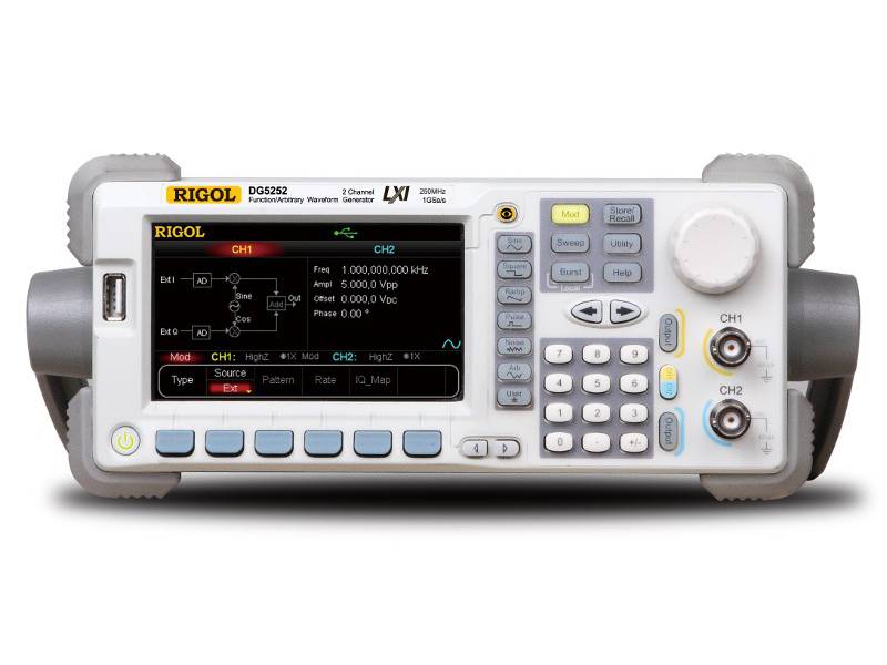 Generator arbitralny DG5252 Rigol 250MHz, 2 kanały