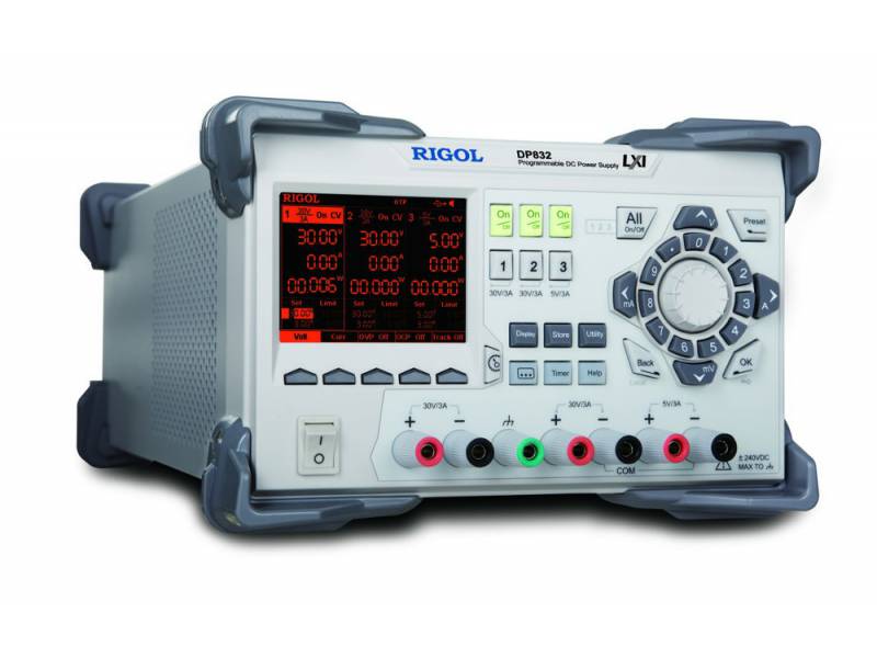 Programowalny zasilacz laboratoryjny DP832 Rigol DC 195 W, 3 kanały, seria DP800