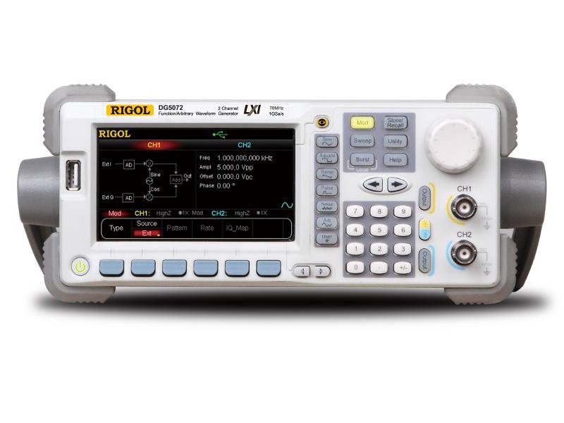 Generator arbitralny DG5072 Rigol 70 MHz, 2 kanały