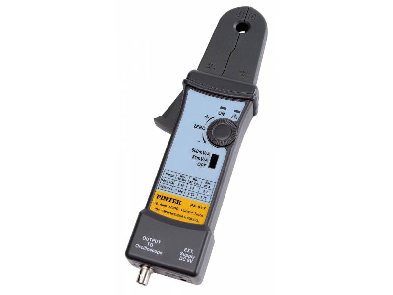 Sonda prądowa AC i DC PA-677 Pintek - Pasmo: DC - 1 MHz