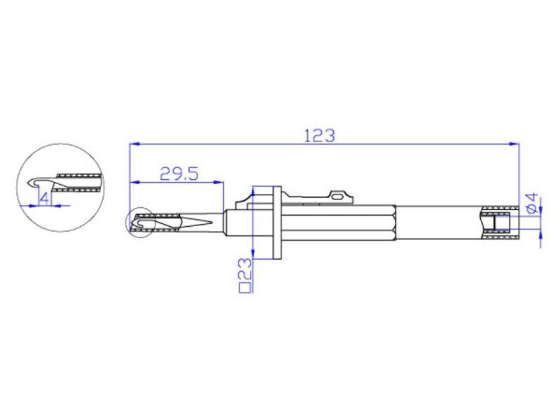 20.170 Przejściówka banan-haczyk NDN
