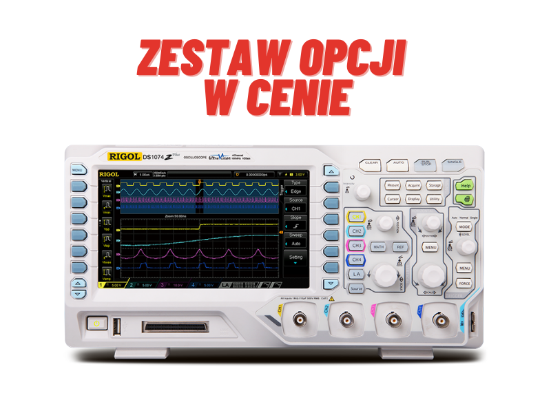 Rigol Oscyloskop Cyfrowy DS1074Z Plus 70MHz, 4 kanały