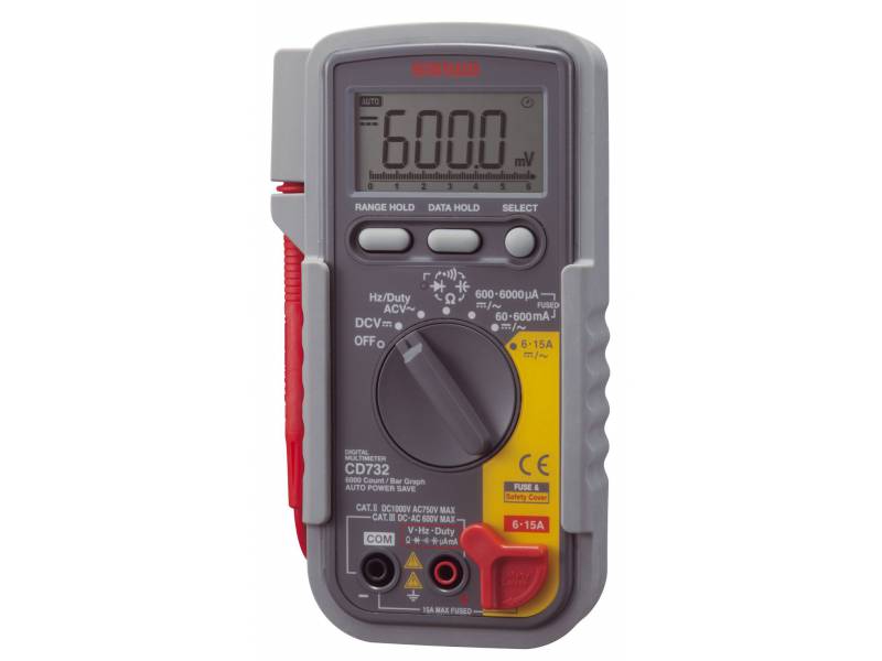 Multimetr cyfrowy CD732 SANWA - odczyt 6000, AC/DC, dokł. 0,5%