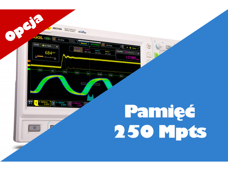 DS7000-2RL Rigol opcja pamięci 250Mpts do serii oscyloskopów MSO/DS7000