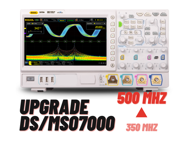 DS7000-BW3T5 Rigol OPCJA UPGRADE z 350MHz do 500MHz do serii oscyloskopów MSO/DS7000 - NDN