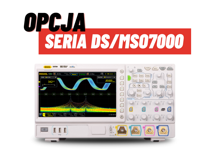 MSO7000-AWG Rigol OPCJA 2-kanałowy generator 25MHz AWG do serii oscyloskopów MSO7000 - NDN