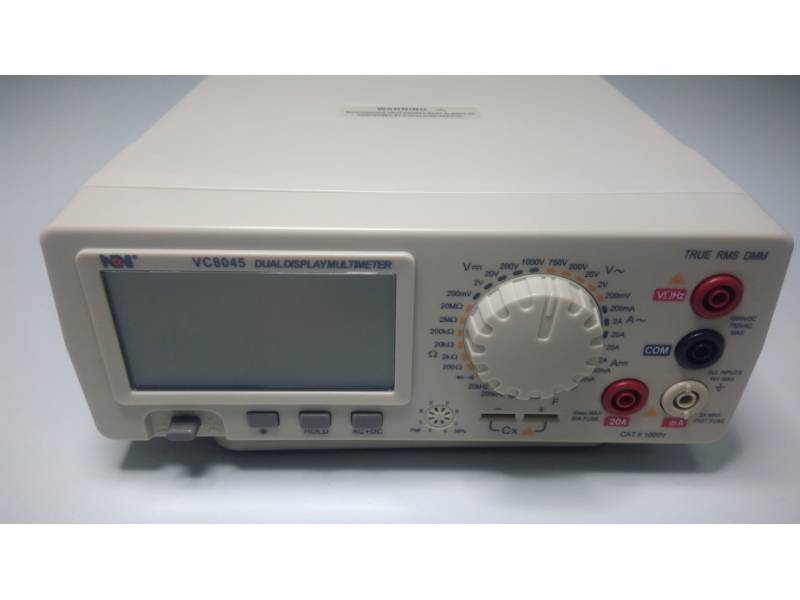 Multimetr cyfrowy NDN VC8045 do 1000V DC AC 10uV, do 20A