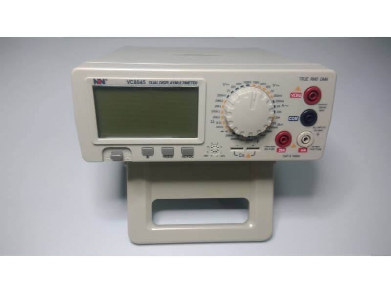 Multimetr cyfrowy NDN VC8045 do 1000V DC AC 10uV, do 20A