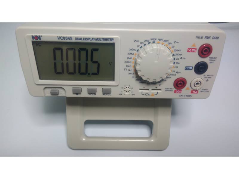 Multimetr cyfrowy NDN VC8045 do 1000V DC AC 10uV, do 20A