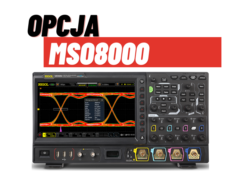 Oscyloskopy RIGOL seria MSO8000