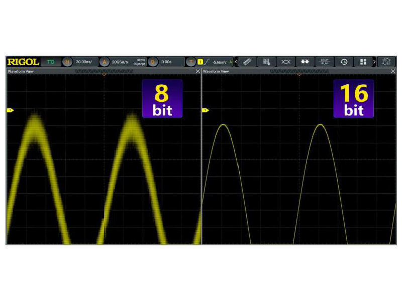 Oscyloskop cyfrowy Rigol DS70504, 5 GHz, 4 kanały