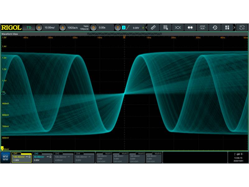 Oscyloskop cyfrowy Rigol DS70504, 5 GHz, 4 kanały
