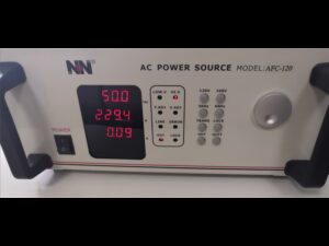 Zasilacz AC prądu zmiennego NDN AFC-105 500VA 1faza 45-400Hz 0-300V