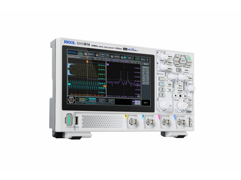 12-bit Oscyloskop RIGOL DHO804 4CH 70MHz 1.25GSa/s seria DHO800