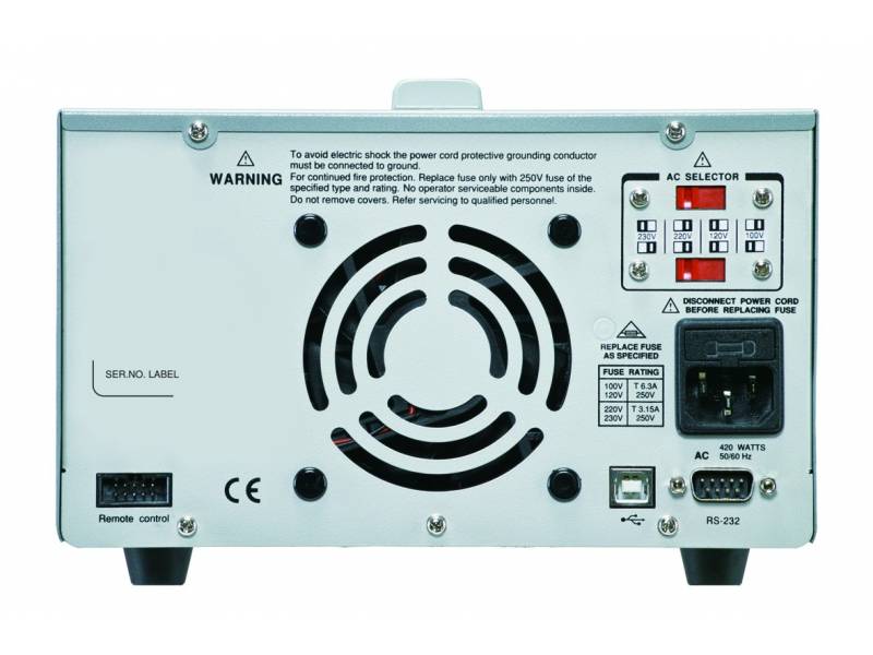 GPP-3323 programowalny zasilacz DC 3 kanały, 2x 32V/3A + 5V/5A GWinstek