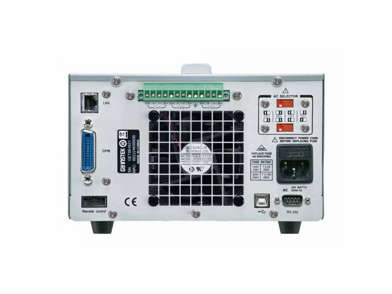 GPP-6030L programowalny zasilacz DC 3 kanały, 2x 60V/3A +5V/5A USB, LAN GWinstek