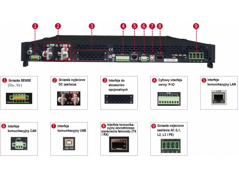 ITECH IT-M3902D-800-8 - zasilacz DC dużej mocy (2 kW, 800 V, 8 A) seria IT-M3900D
