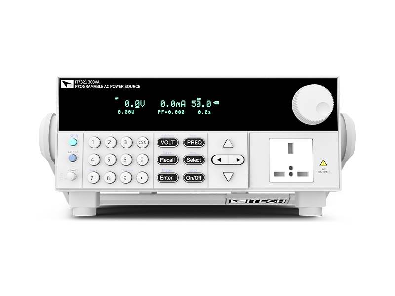ITECH IT7321 - programowany zasilacz AC małej mocy (300 VA, 150 V/300 V, 3 A/1,5 A) seria IT7300