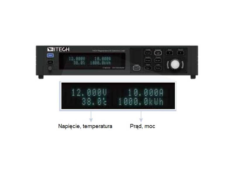 ITECH IT-M3312 - obciążenie elektroniczne DC regeneracyjne (200 W, 60 V, 30 A) seria IT-M3300