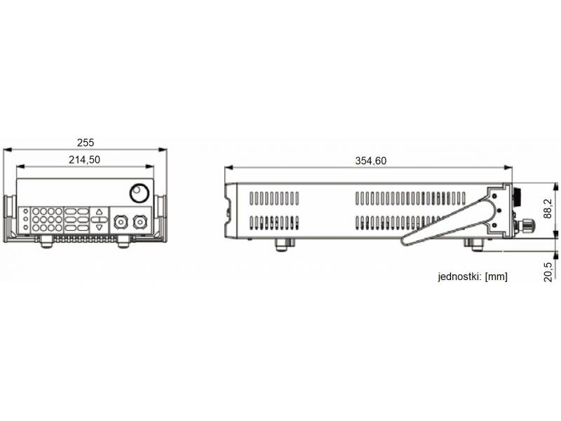 ITECH IT8513BG+ - programowane obciążenie elektroniczne DC (600 W, 600 V, 20 A) seria IT8500G+