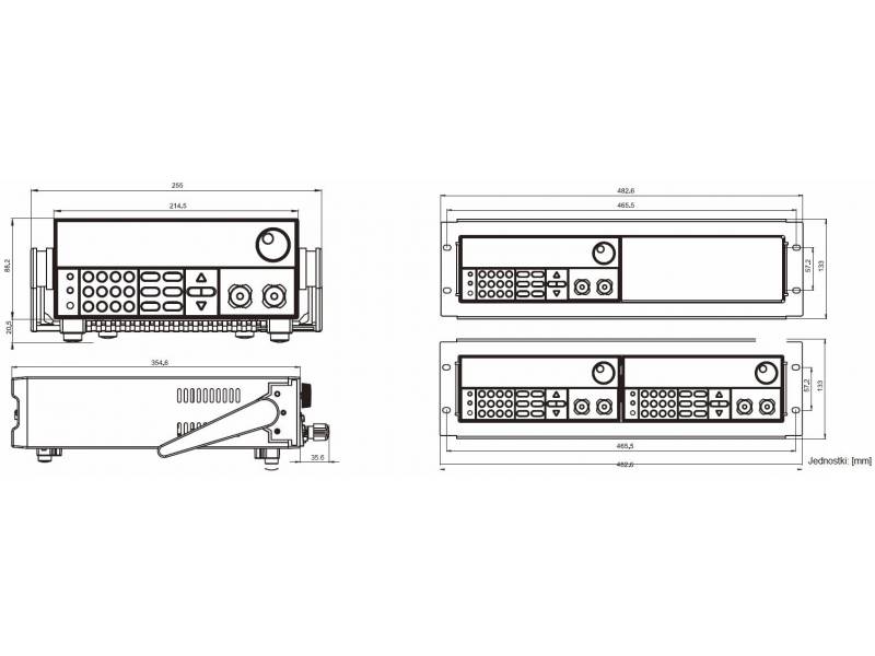 ITECH IT8812 - obciążenie elektroniczne DC dużej mocy (250 W, 120 V, 30 A) seria IT8800
