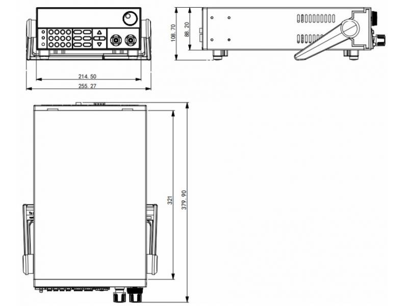 ITECH IT8512C+ - programowane obciążenie elektroniczne DC (300 W, 120 V, 60 A) seria IT8500+