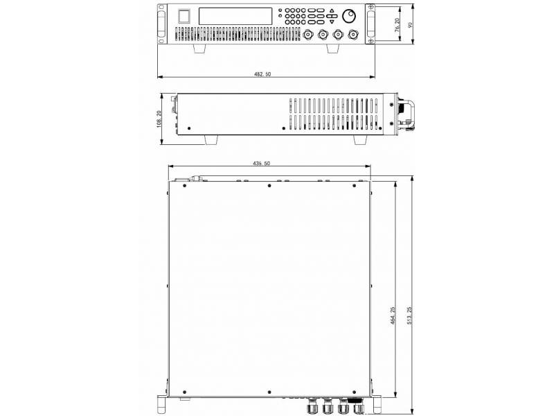 ITECH IT8513B+ - programowane obciążenie elektroniczne DC (600 W, 500 V, 30 A) seria IT8500+