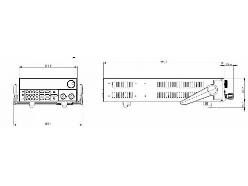 ITECH IT8513C+ - programowane obciążenie elektroniczne DC (600 W, 120 V, 120 A) seria IT8500+