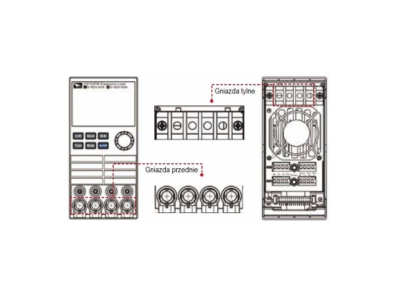 ITECH IT8733BP - obciążenie elektroniczne DC (500 W, 500 V, 30 A) seria IT8700P