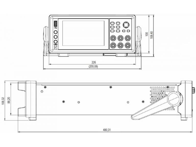 ITECH IT2801R - źródło mierzące (1000 V, 1 A, 20 W) seria IT2800