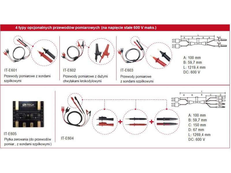 ITECH IT5101 - tester akumulatorów (3 mΩ - 3 kΩ, -300 V - +300 V) seria IT5100