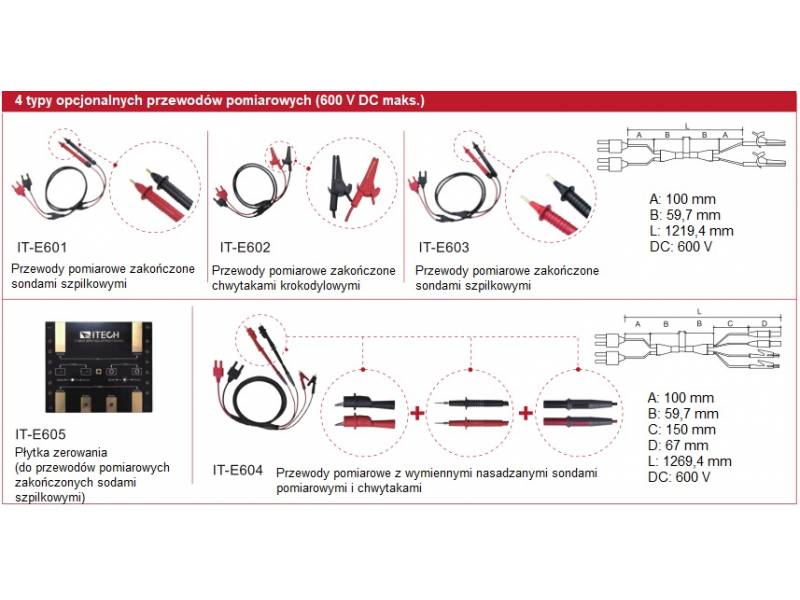ITECH IT-E605 - płytka zerowania