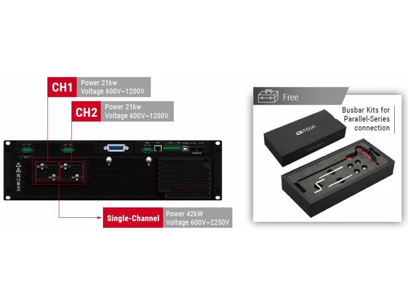 ITECH IT6684C-2250-200 - Programowany dwukierunkowy dwukanałowy zasilacz DC (84 kW, 2250 V, 200 A) seria IT6600C