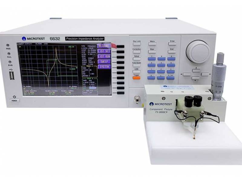 Microtest 6632-1 Analizator Impedancji 10Hz - 1MHz, dokł. 0,08%
