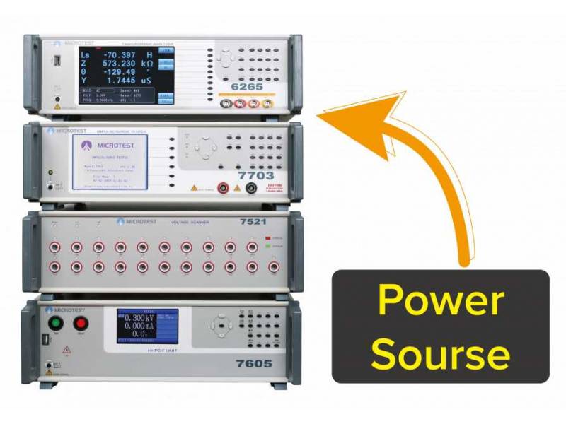 Microtest 9560 Kompleksowy system testowania transformatorów 3w1 + Źródło AC