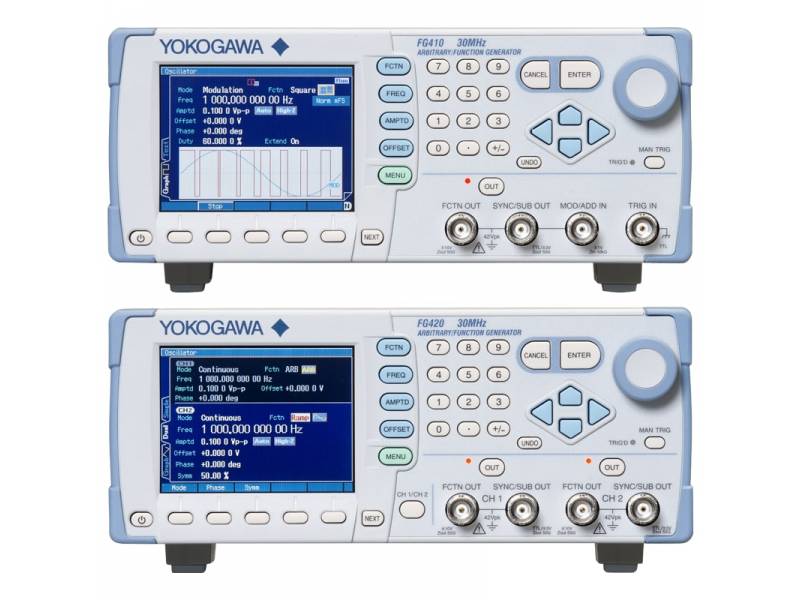 Generator arbitralny FG400 Yokogawa 30MHz, 1/2 kanały