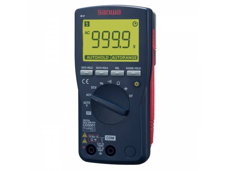 Multimetr cyfrowy CD5001 SANWA 4-cyfrowy, AC/DC, dokł. 0,5%CAT. IV 600V